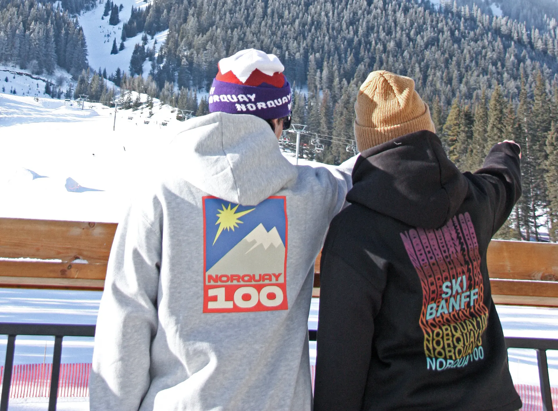 Mount Norquay custom headwear